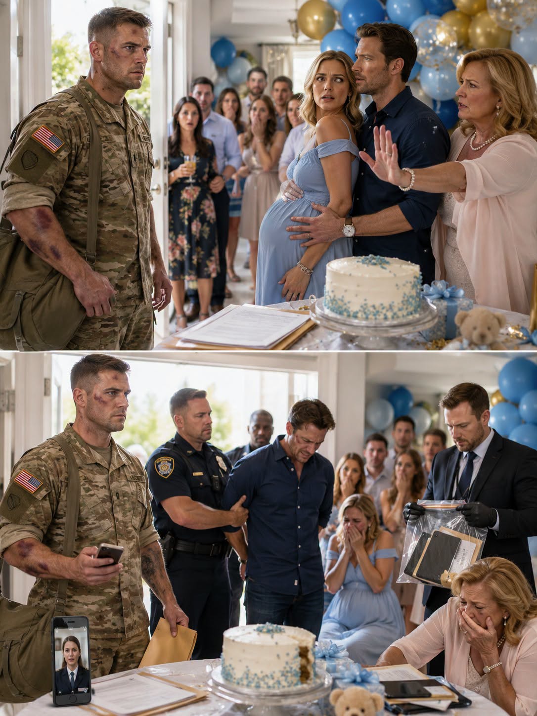 “I smiled at my wife’s baby shower, knowing the cake wasn't the only thing getting cut today. Wait until you see what was hidden inside the envelope!”