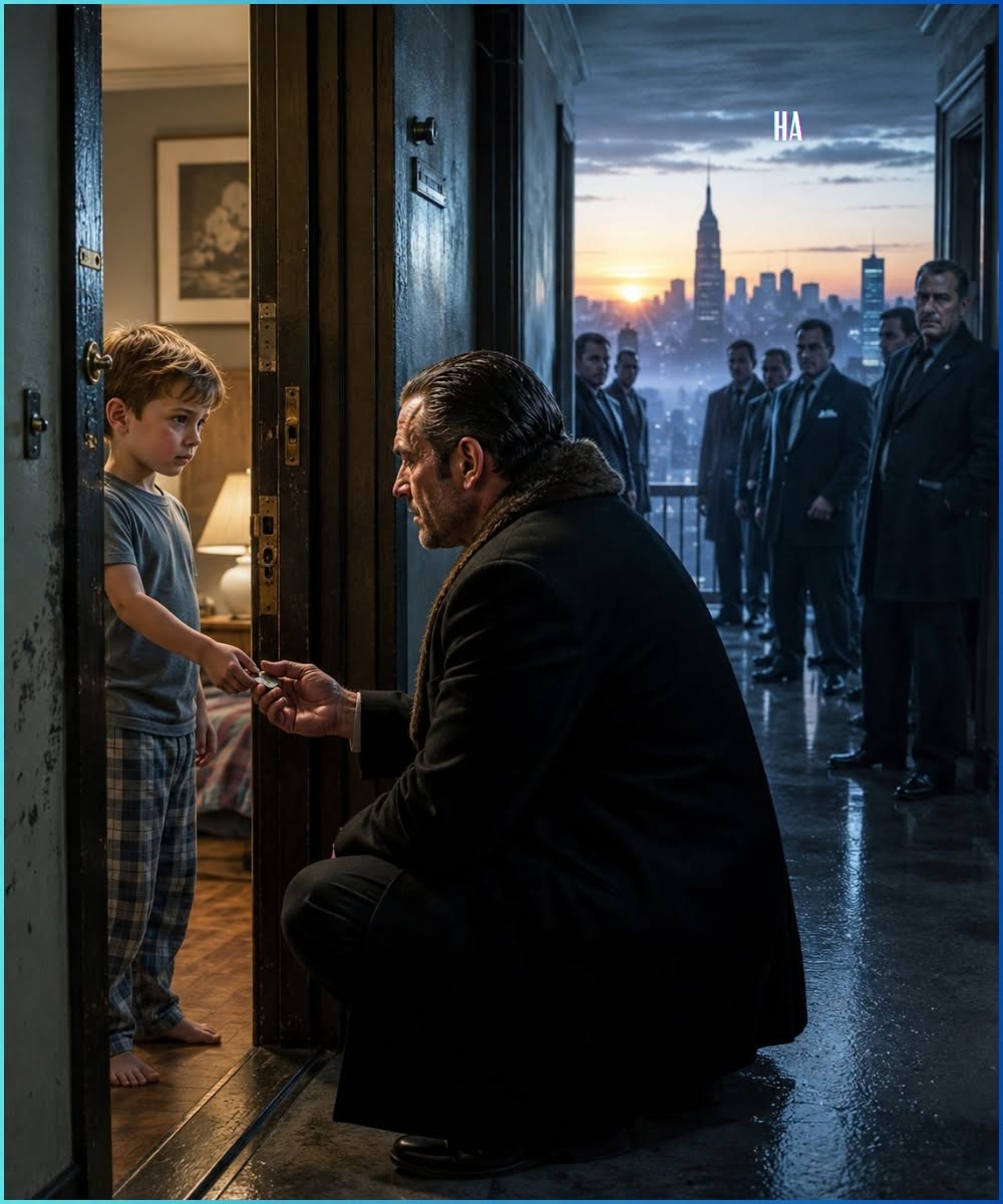 The rain outside the Meridian didn’t just fall; it assaulted the glass, sounding like a thousands-strong army beating its drums against Vincent Calder’s empire. Inside, the silence after Ellie Harper’s departure was deafening. The wealthy patrons who had craned their necks to see the little girl in the soaked blue dress quickly looked away when Vincent’s gaze swept the room. They knew the rules. You do not witness Vincent Calder being vulnerable. You do not look at the cracks in the armor.