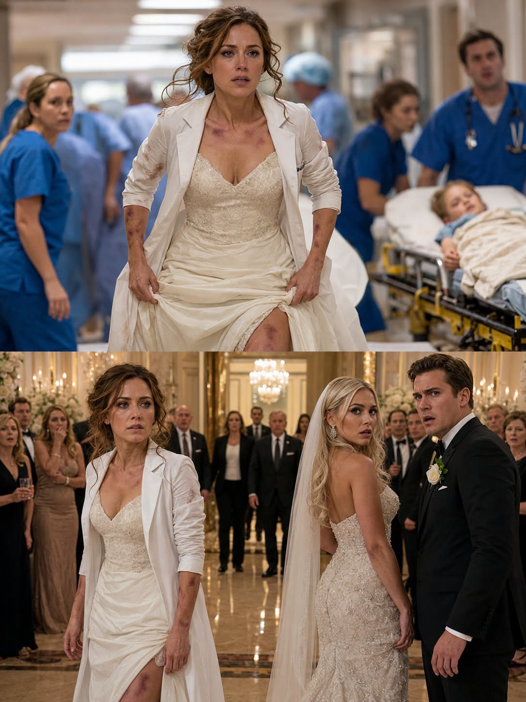 He told everyone I chose work over love while his new bride wore my dress. I walked into the ballroom still in scrubs, carrying the donor file that proved his family had stolen from my hospital.