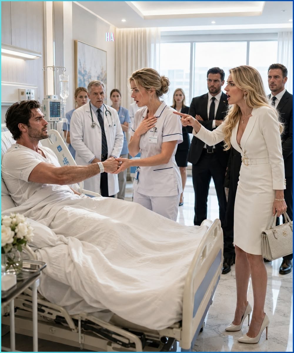 The tension in the private VIP suite of St. Catherine Medical Center was heavy enough to suffocate. Dominic Moretti’s voice, though rough and fractured from the smoke inhalation that had nearly claimed his life, carried the weight of an absolute execution order.