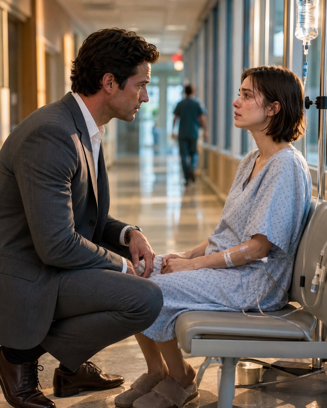 The sterile scent of antiseptic and floor wax always clung to St. Vincent Medical Center, but in that moment, all sensory details collapsed into a single, piercing focal point: Sophie.