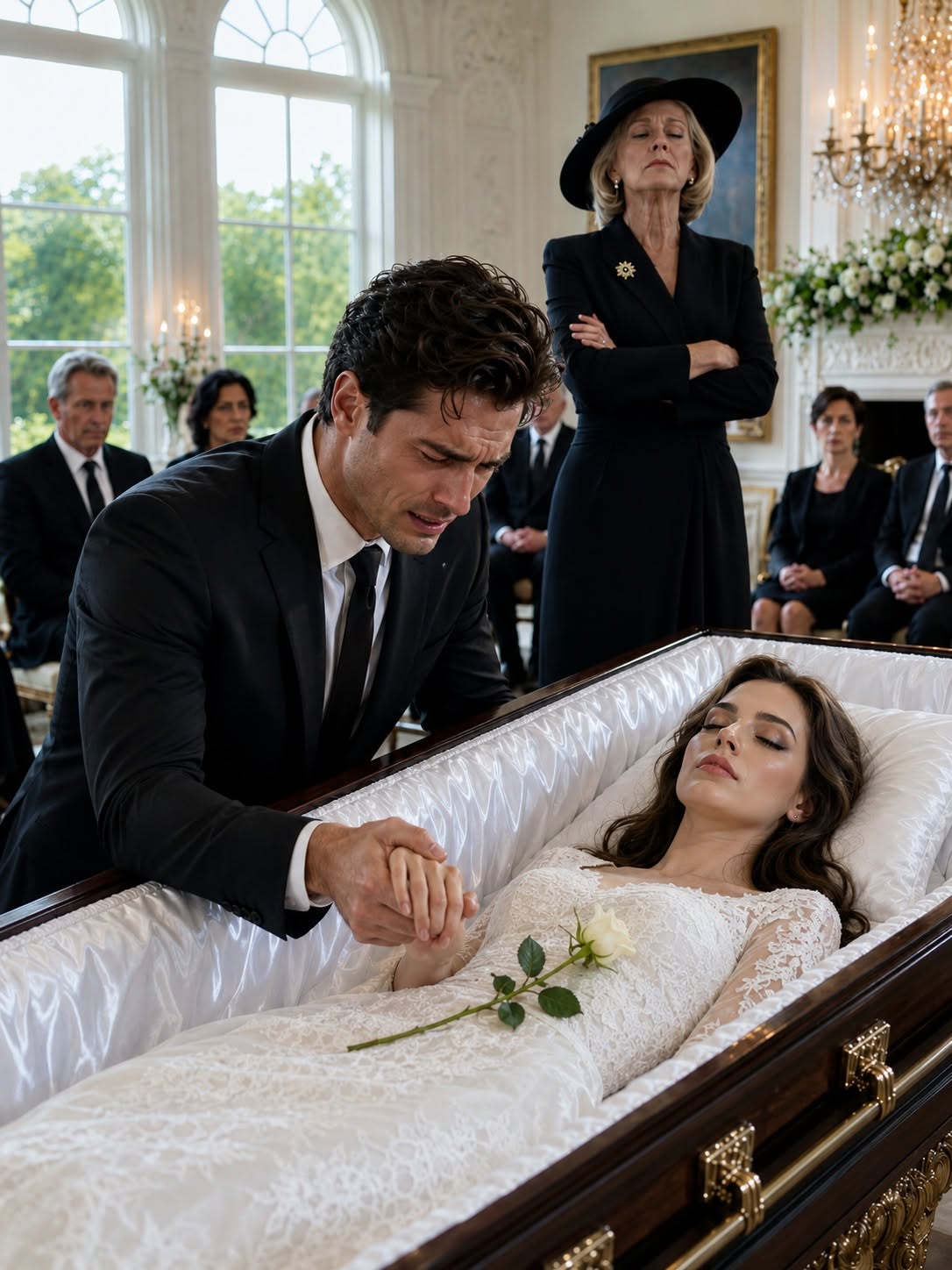 MY MOTHER STOOD BESIDE A CASKET AND SAID: YOUR WIFE AND THE BABY DID NOT SURVIVE. BUT MY WIFE LEFT A CLUE AT THE CLINIC, AND ONE FINAL MESSAGE: "MY SON DOES NOT BELONG TO YOU."