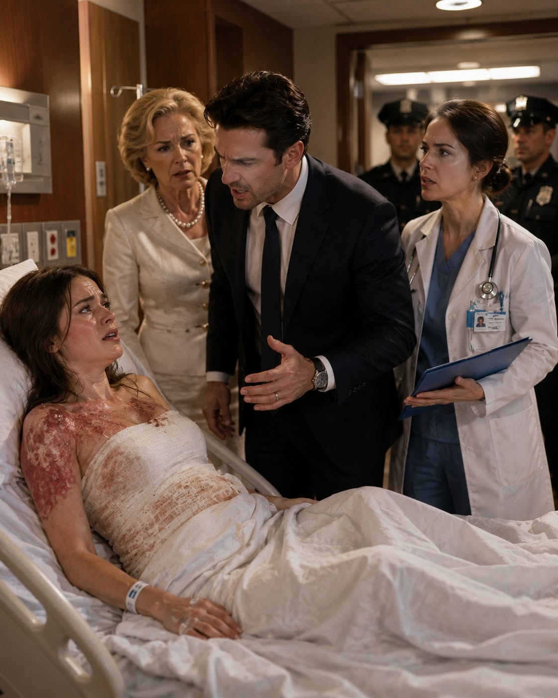 "What Exactly Did It Record?" The silence inside the hospital room was suffocating.  Ethan’s polished, confident facade cracked right in front of Dr. Rachel Carter. For three years, he had operated under the delusion that he held every card, that I was just his meek, isolated wife who would bow her head and endure whatever punishment he and his mother deemed fit.  He didn't realize the trap had been set months ago.