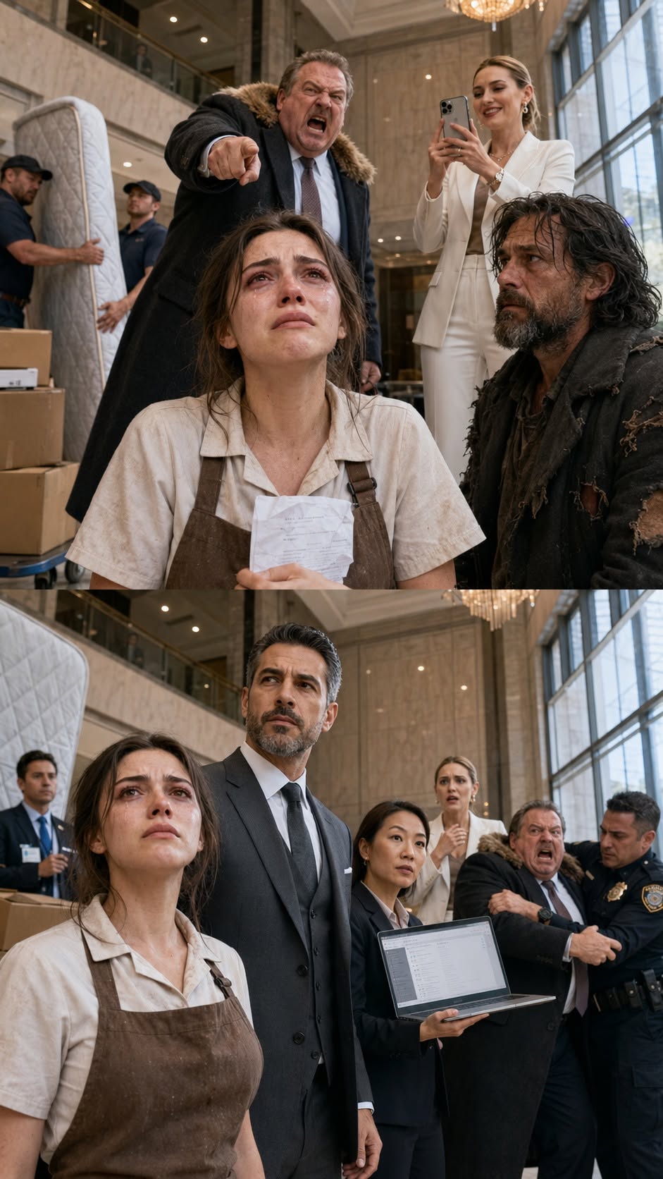 POOR GIRL TAKES A BEGGAR HOME WITHOUT KNOWING HE WAS A MILLIONAIRE  WHAT HE DID SURPRISED EVERYONE.