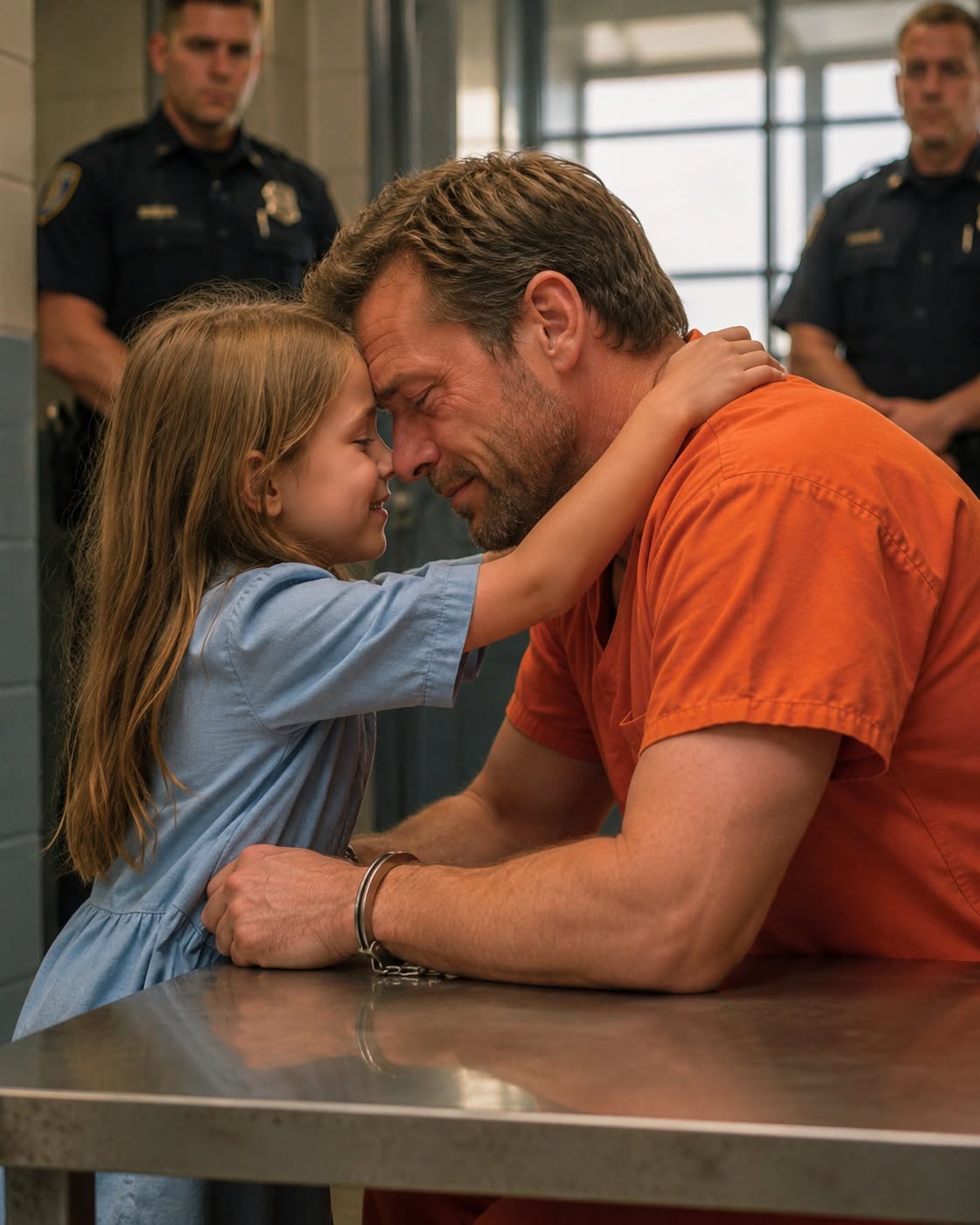 The heavy metal door of the visitation room clicked shut, sealing off the echoes of clanking keys and distant inmate shouts. For a moment, the only sound was the raspy, shallow breathing of Gavin Cole and the steady hum of the fluorescent overhead lights.