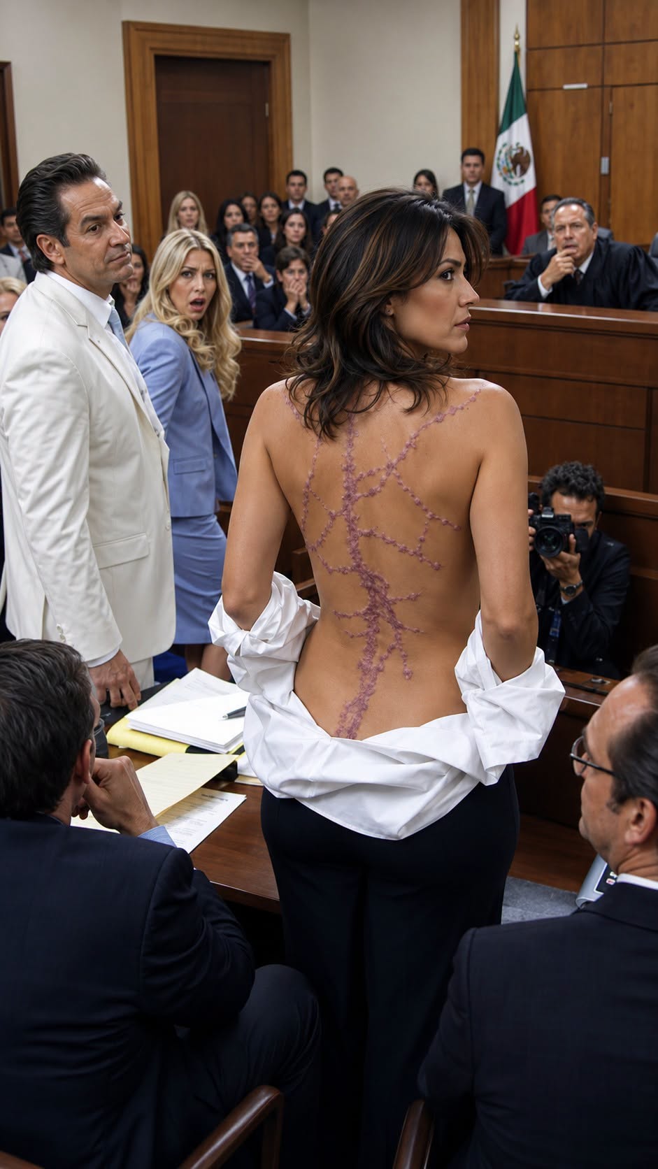 In the Middle of Their Divorce, He Boasted She Would Leave With Nothing… Until She Took Off Her Coat