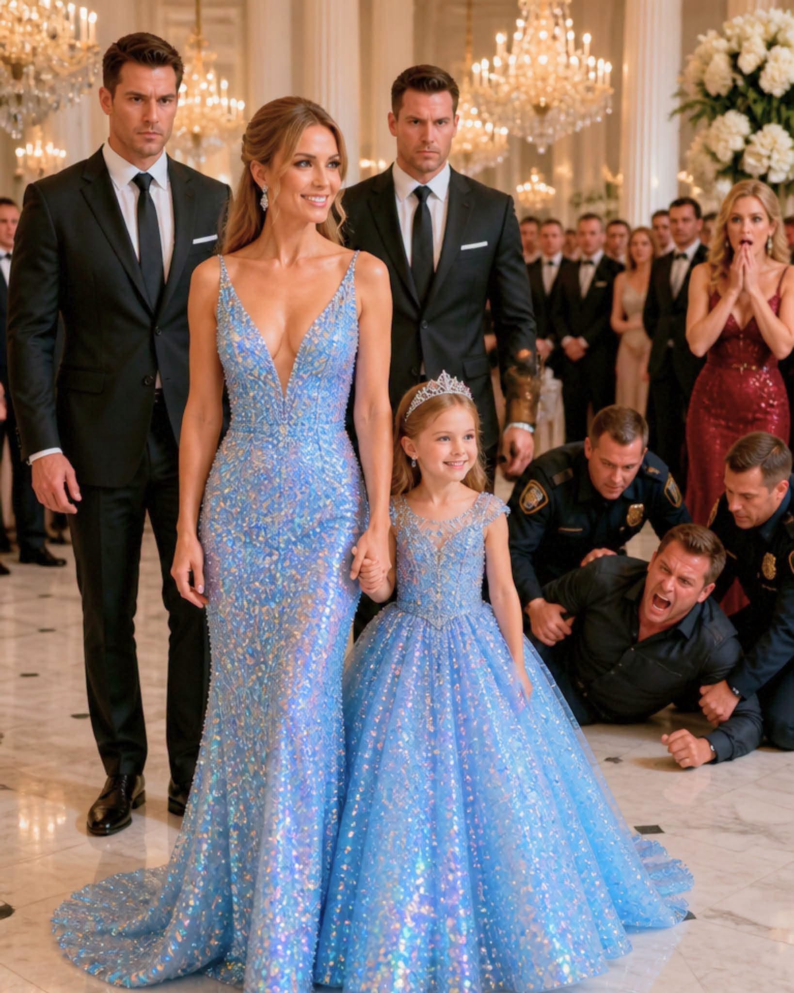 I Brought My Little Daughter to Surprise My Husband at His Company Gala. Before We Even Reached the Elevators, His Secretary Smiled Coldly and Said, “His Wife and Son Are Waiting Upstairs.” I Quietly Covered My Daughter's Ears, Called My Third Brother, and Gave One Order That Changed Every Life in That Building: “Take It All Away.”