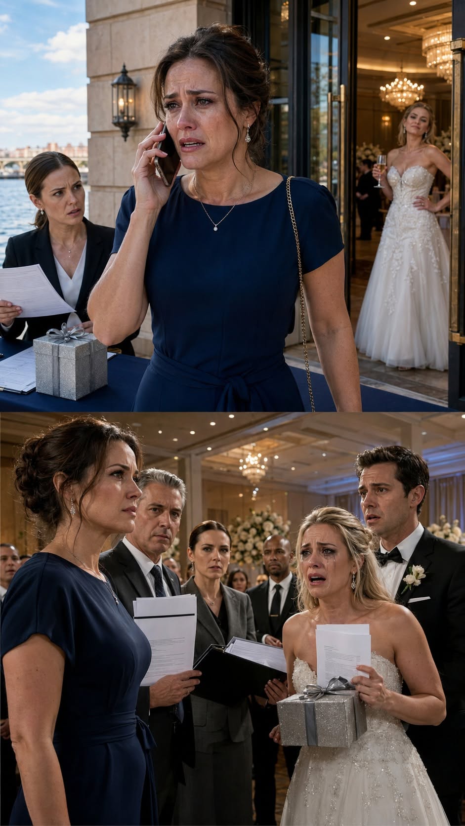 WHEN I ARRIVED MY SISTER’S WEDDING AND SAID MY NAME, STAFF LOOKED CONFUSED: “YOUR NAME IS NOT HERE.”  I CALLED SISTER TO ASK, SHE SNEERED: “YOU REALLY THINK YOU’D BE INVITED?”  SO I LEFT QUIETLY, PLACED A GIFT ON THE TABLE. HOURS LATER, WHAT SHE SAW INSIDE MADE HER CALL ME NONSTOP, BUT I NEVER ANSWERED...