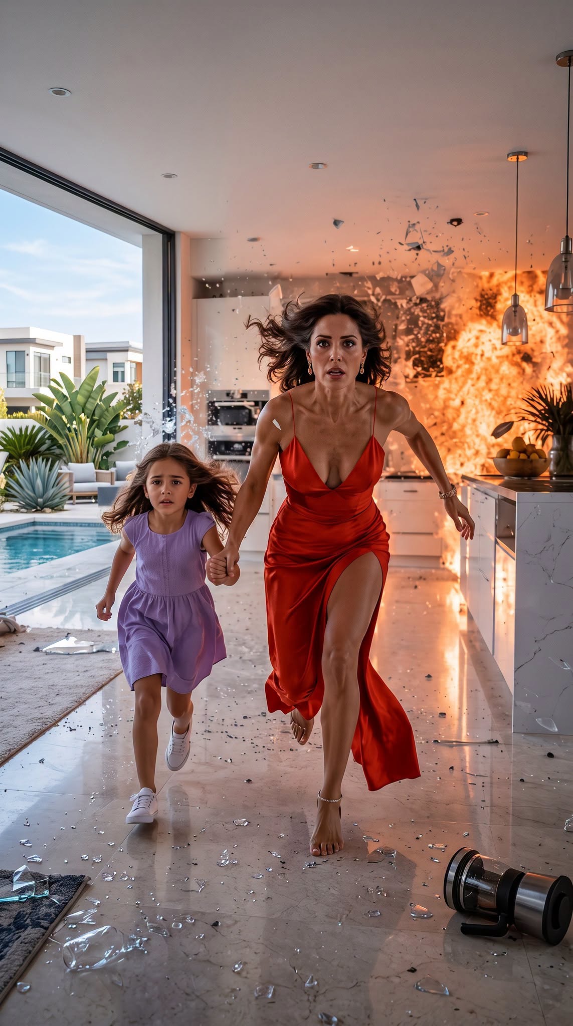 My Husband Kissed Me Goodbye Before Leaving, but My Daughter Screamed, “Mom, Run!” Seconds Later, Our House Exploded—and I Discovered the Real Betrayer Had Been Living Under My Own Sister’s Roof
