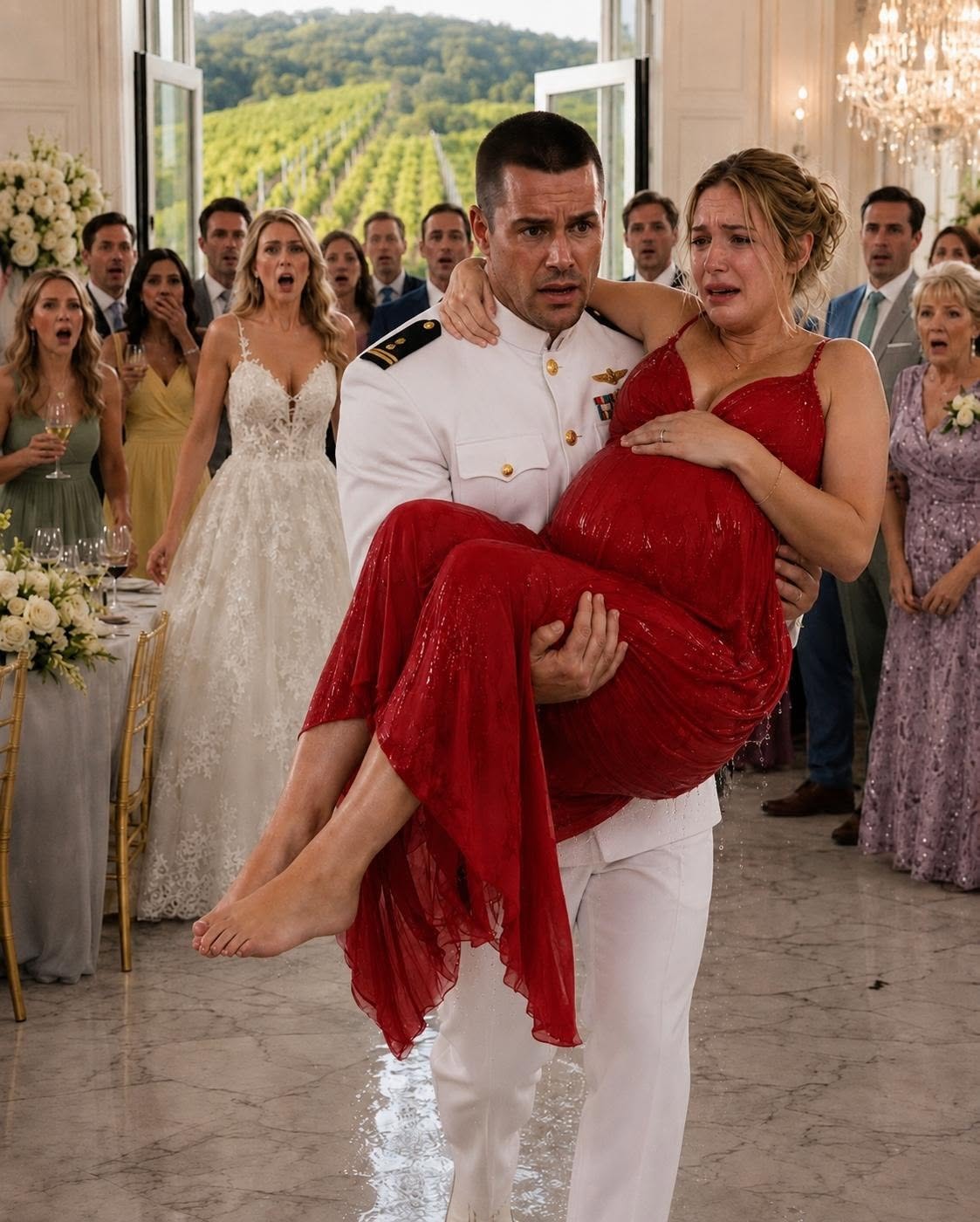 🔥 EXPOSED AT THE ALTAR: They Locked the Pregnant Auditor in a Bathroom to Save Their Fake Empire—Until 20 Federal Patrols Ended Their Wedding of the Century!