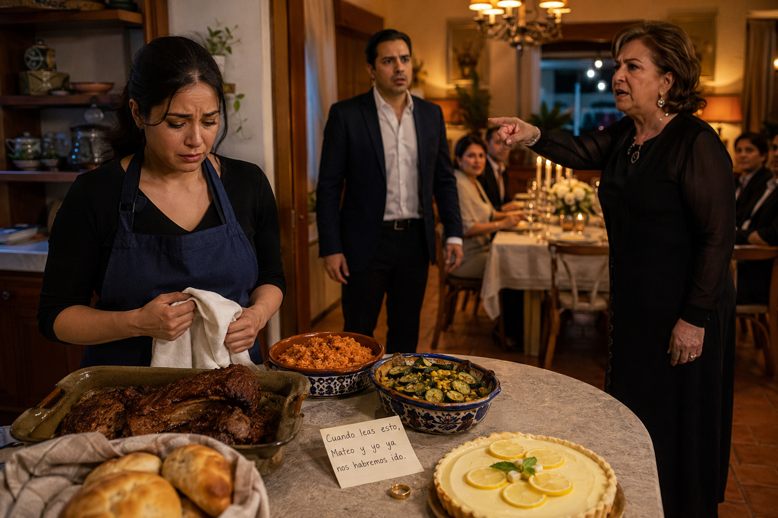 They Banished Her to the Kitchen After She Cooked for 12 Hours… But the Letter She Left Destroyed Three Generations of Lies
