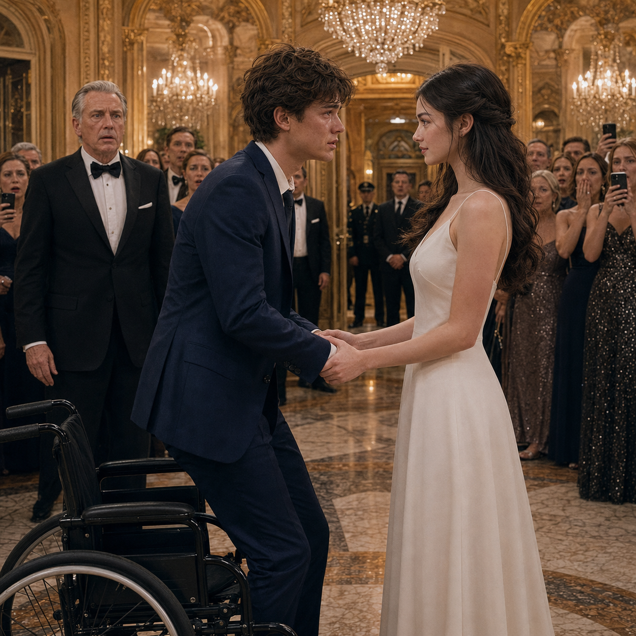 HE ACTED PARALYZED FOR 5 YEARS TO SURVIVE… UNTIL SHE DROPPED A 6-WORD SECRET THAT SHATTERED THE ELITE!  The silent echo of her six words—“You are not paralyzed, Noah”—did not merely travel through the air; it shattered the fragile, arrogant atmosphere of the Grand Obsidian Ballroom like a bullet through glass.