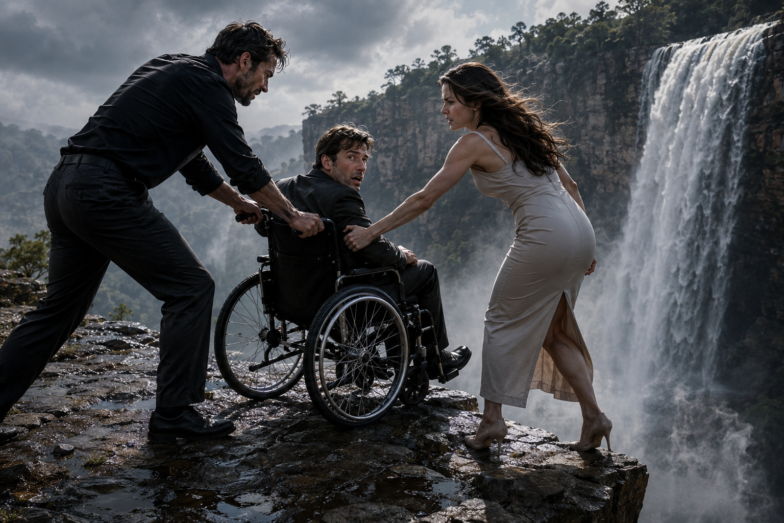 😱 THEY PUSHED A DISABLED BILLIONAIRE OFF A CLIFF FOR HIS FORTUNE... BUT THE MAN THEY BURIED HAD BEEN PLANNING THIS MOMENT FOR MONTHS.