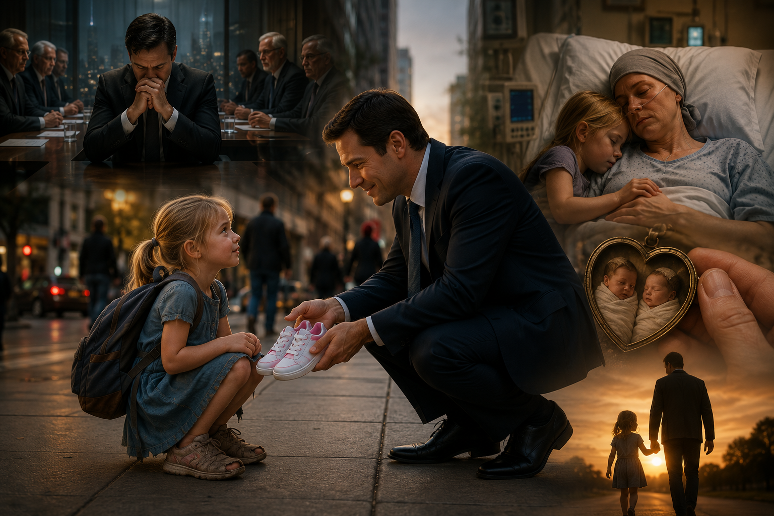 A Little Girl Begged Me for Shoes… Hours Later Her Dying Mother Sent Me a Message That Destroyed My Entire Life
