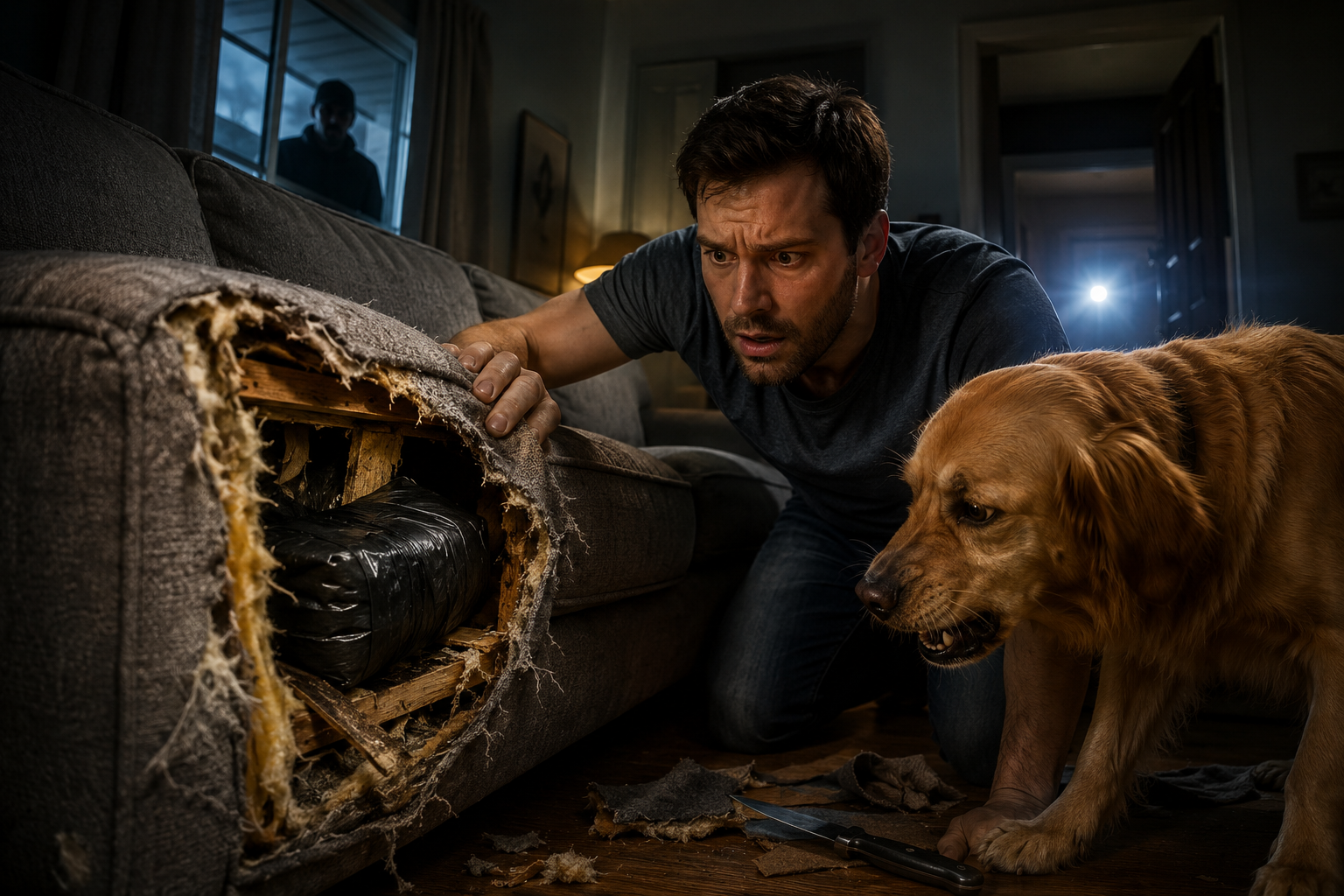 My Dog Wouldn't Stop Tearing Apart Our "New" Couch… What I Found Hidden Inside Made Me Call the Police Immediately 😱