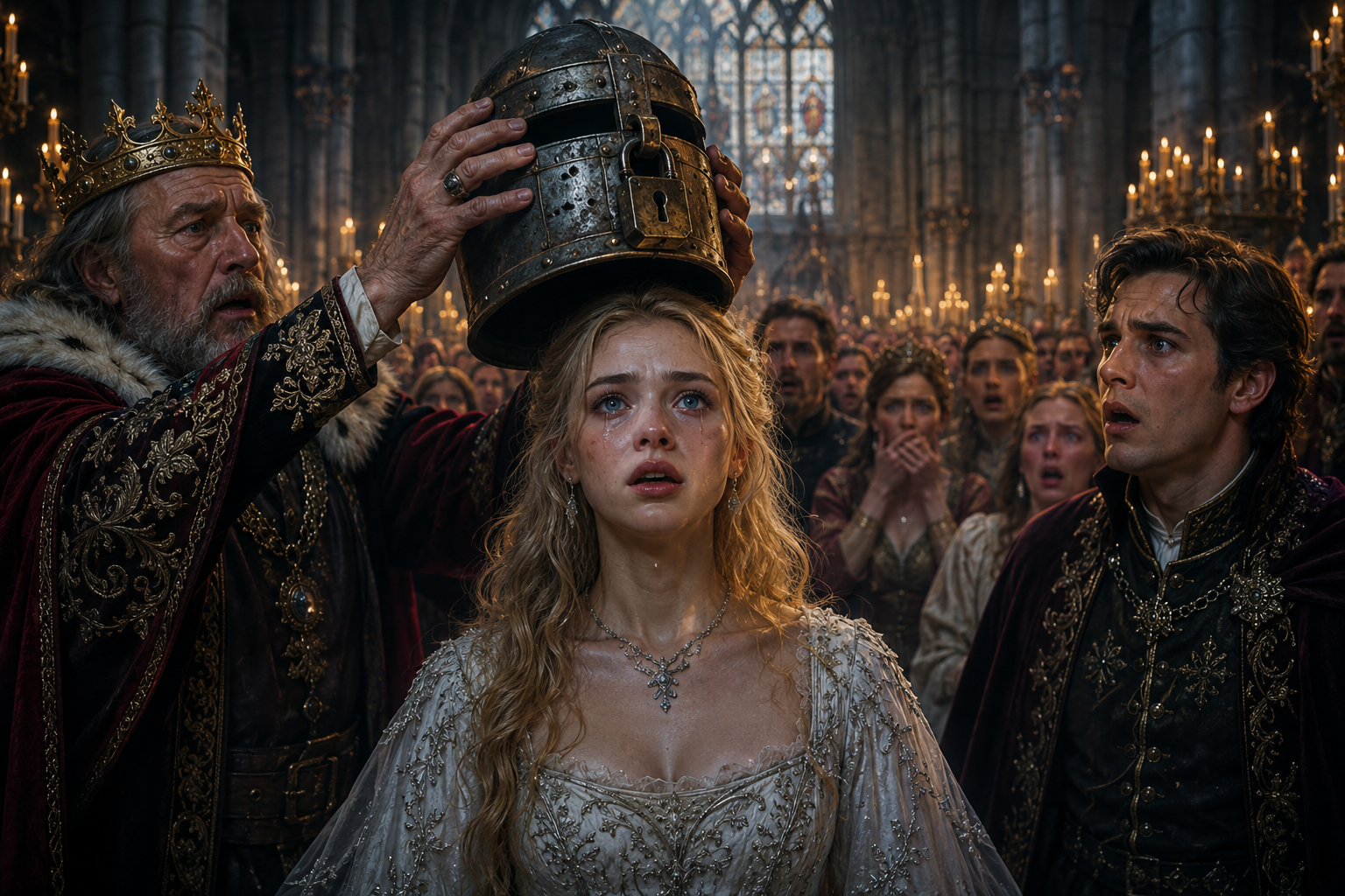 "THE PRINCESS NO ONE WAS ALLOWED TO SEE... UNTIL HER WEDDING DAY SHOCKED AN ENTIRE KINGDOM!"