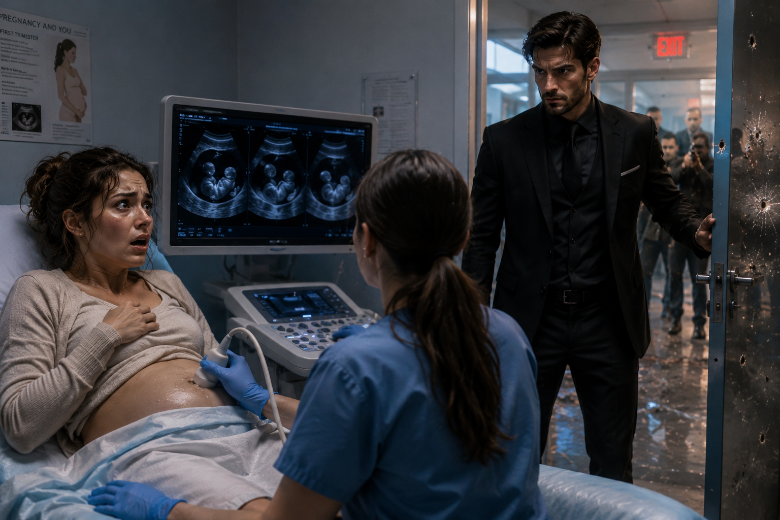 THE WAITRESS WENT TO END HER PREGNANCY—THEN THE ULTRASOUND SHOWED TRIPLETS... AND THE FATHER WAS THE MAFIA KING WHO'D BEEN SEARCHING FOR HER ALL ALONG