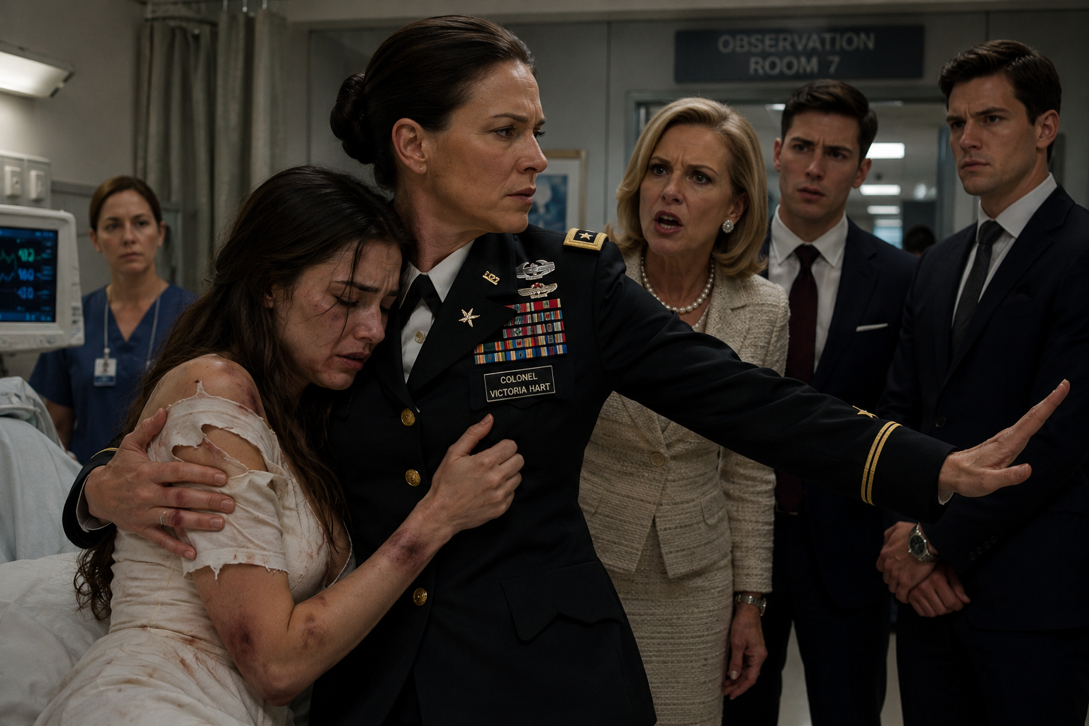 "MY DAUGHTER CALLED ME FROM A HOSPITAL BED WHISPERING, 'MOM... THEY HURT ME.' THEY THOUGHT THEY WERE THREATENING AN ORDINARY WOMAN—UNTIL THEY LEARNED HER MOTHER WAS A U.S. ARMY COLONEL WHO NEVER LOST A WAR."