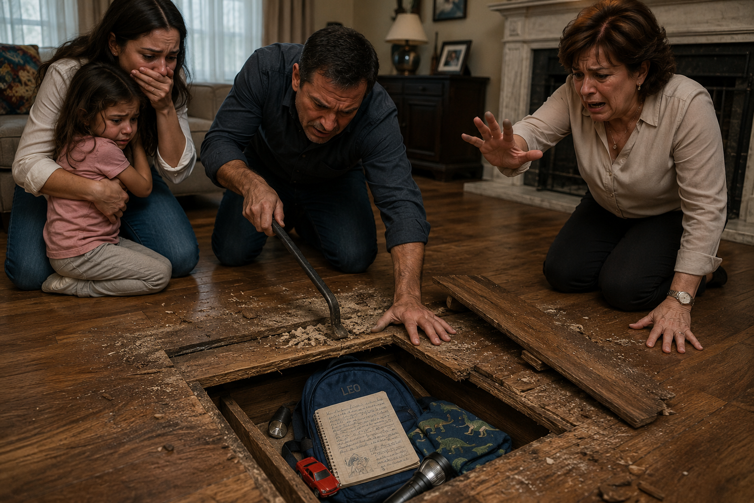 "My Daughter Whispered, 'Leo Is Under the Floor'... Then My Sister Begged Me Not to Lift the First Board 😱 | PARTS 1–3"