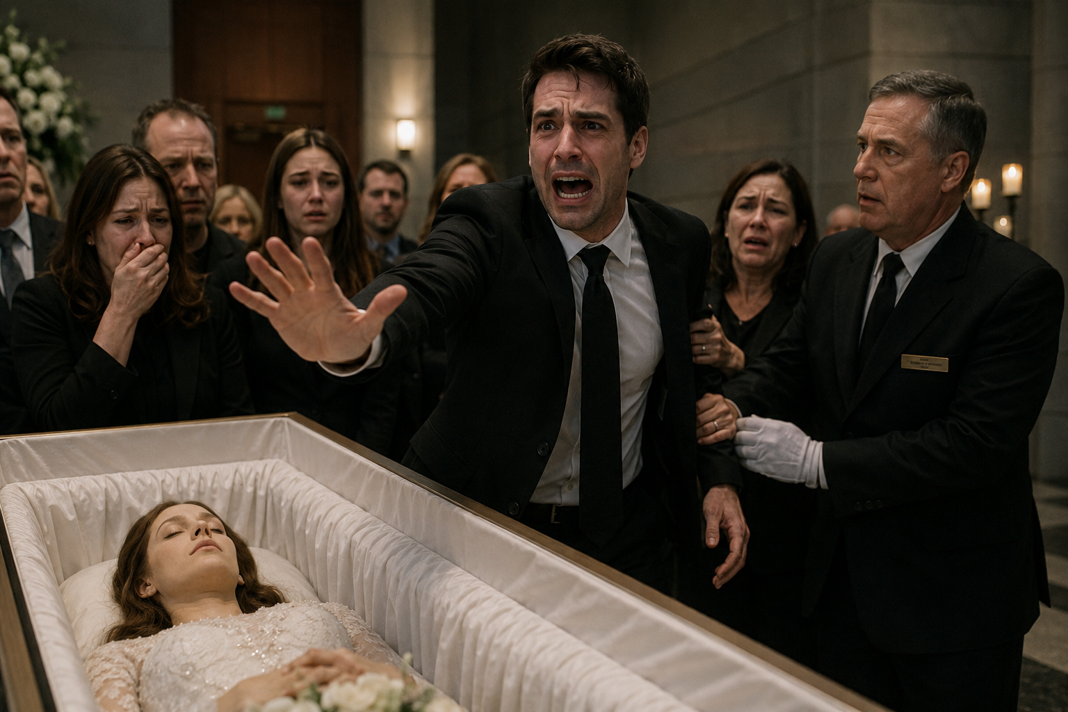 😱 HER HUSBAND SCREAMED "STOP THE CREMATION!"—Seconds Later, Everyone Realized the "Dead" Pregnant Woman Was Hiding a Terrifying Secret...