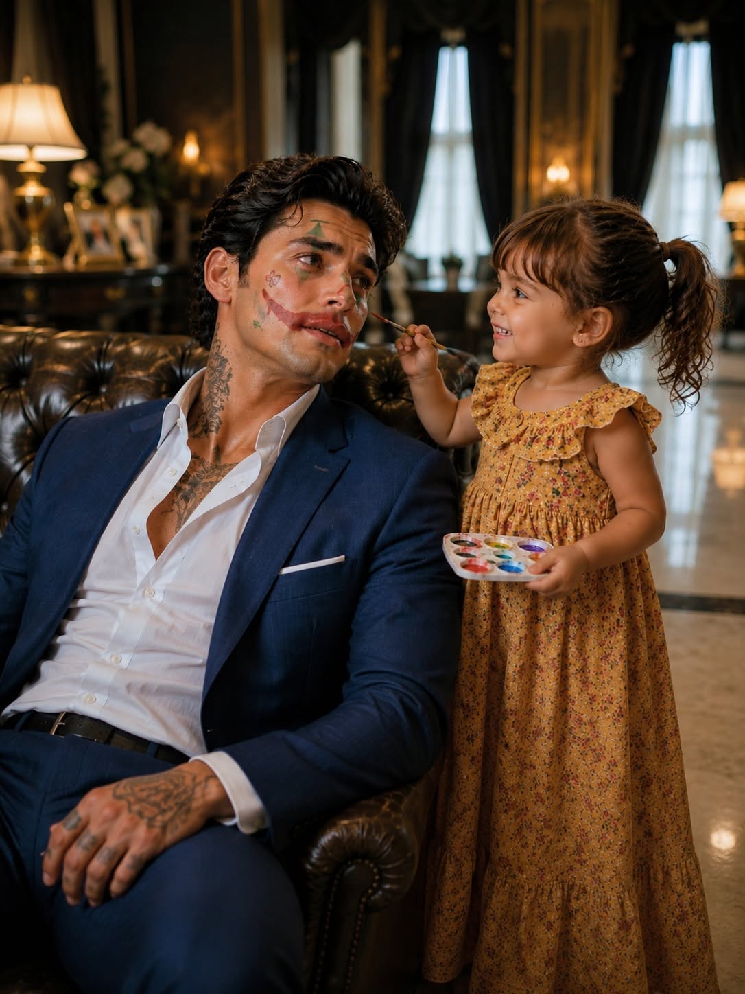 🔥 THE HUMILIATED MAID’S TODDLER PAINTED FLOWERS ON THE SLEEPING MAFIA BOSS—THEN HE CLAIMED HER MOTHER AS HIS BRIDE WHEN HIS OWN FAMILY FRAMED HER FOR MURDER
