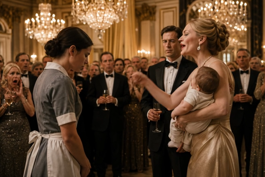 THE MISTRESS MOCKED THE WOMAN SHE CALLED "THE HELP" WHILE CRADLING HER BABY… THEN THE ENTIRE MANSION WATCHED HER OWN CRIMES PLAY ON THE BIG SCREEN. WHAT HAPPENED NEXT DESTROYED A POWERFUL FAMILY FOREVER.