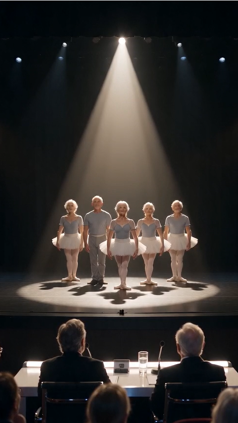😱 Everyone Laughed at Four 80-Year-Old Men Wearing Ballet Tutus... But Seconds Later, the Entire Theater Fell Silent in Horror and Awe