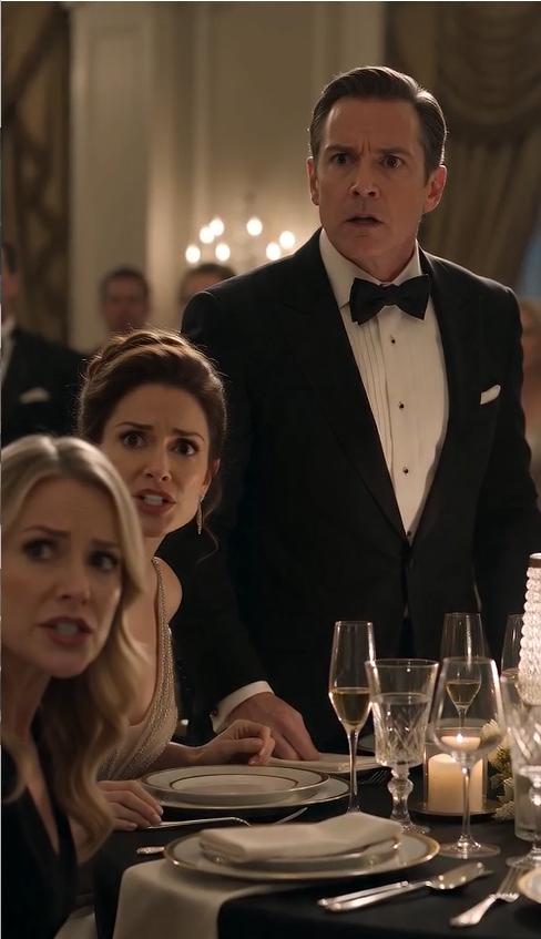 🚨 HOMELESS MAN WALKS INTO A BILLIONAIRES' GALA… THEN PULLS OUT A BLACK ENVELOPE THAT MAKES THE ENTIRE ROOM GO SILENT! 😱