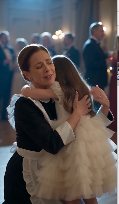 🔥 SHE LAUGHED WHEN A LITTLE GIRL HUGGED THE MAID AT HER WEDDING… THEN THE CHILD WHISPERED SIX WORDS THAT STOPPED THE ENTIRE RECEPTION