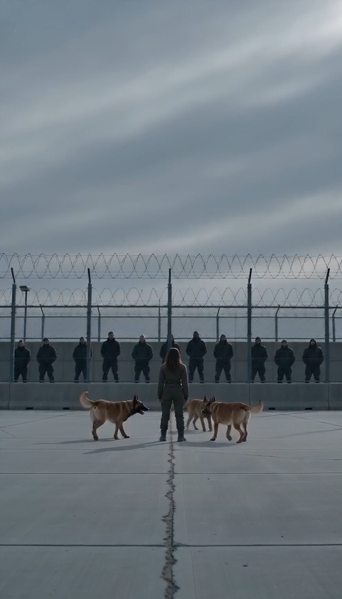 "The Prison Boss Ordered His Attack Dogs to Tear Her Apart… But What Happened Next Left Every Guard Frozen in Fear!"