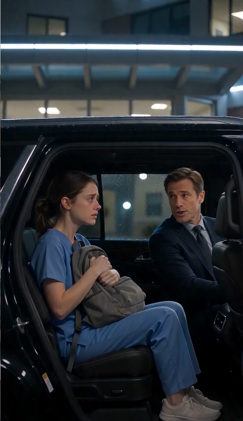 She Accidentally Fell Asleep in a Billionaire’s SUV… Three Days Later, She Became His Grandmother’s Nurse—And His Next Words Changed Her Life Forever. 😱💔