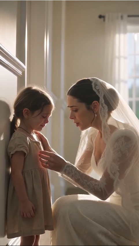 "THE LITTLE GIRL HANDED THE BRIDE AN OLD LOCKET... SECONDS LATER, THE WEDDING TURNED INTO A NIGHTMARE!"