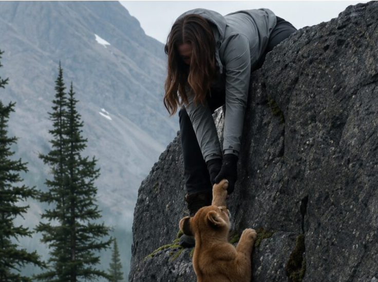 The silence of the mountain broke not with a roar, but with the sickeningly quiet rustle of wet pine needles.