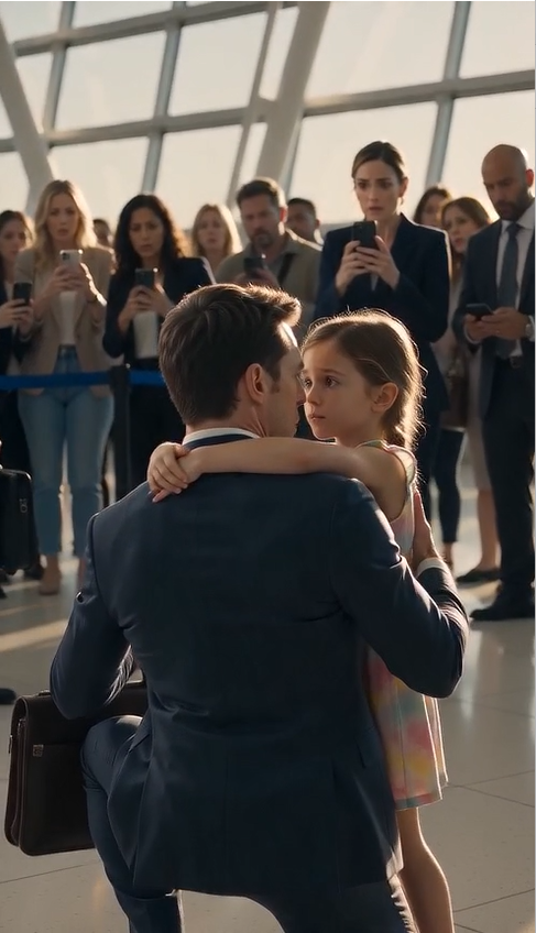🚨HE LEFT HIS LITTLE DAUGHTER AT THE AIRPORT... UNTIL HER FINAL WORDS MADE THE ENTIRE TERMINAL FREEZE!
