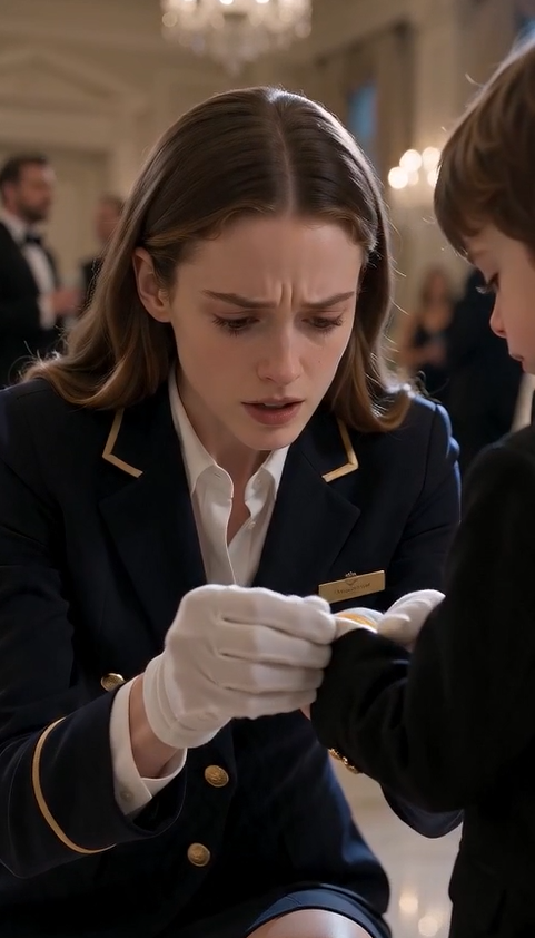 "The Ring Bearer Stopped the Wedding… Then Everyone Saw the Military Tag Hidden Inside the Groom’s Ring."