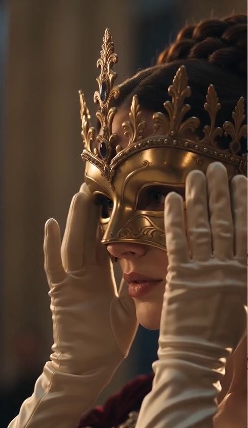 “The Prince Chose the Mysterious Singer Without Seeing Her Face… But When Her Mask Came Off, Every Noble in the Palace Screamed in Horror 😱👑”