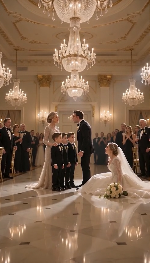 "My Ex-Husband Invited Me to Watch Him Marry a Senator's Daughter… But When Three Little Boys Walked Down the Aisle Calling Him 'Daddy,' His Powerful Family's Darkest Secret Exploded in Front of Chicago's Elite."