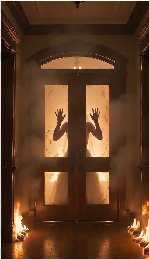 🔥 "The Bride Was Trapped Inside a Burning Mansion... But the Firefighter Who Saved Her Recognized Her Last Name—and Froze."