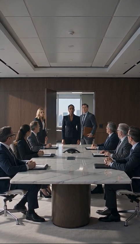 "He Slapped His 'Worthless' Wife in Front of the Entire Board... Seconds Later, She Pressed One Button and Erased His Billion-Dollar Empire."