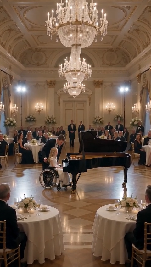 🎹 SHE PLAYED ONE LAST SONG FOR HER DEAD MOTHER... THEN A HIDDEN KEY FELL OUT OF THE PIANO AND SILENCED THE ENTIRE BALLROOM