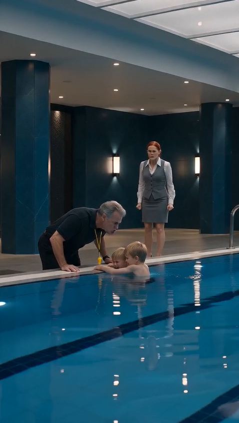 SHE JUMPED INTO THE POOL TO SAVE TWO STRANGERS... THEN THE BILLIONAIRE SAID SIX WORDS THAT CHANGED HER LIFE FOREVER