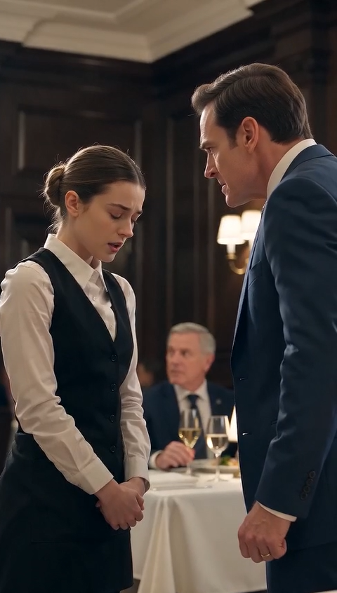 🔥 SHE WAS JUST A SHY WAITRESS... UNTIL A BILLIONAIRE FROZE WHEN HE SAW THE BIRTHMARK ON HER HAND! WHAT HAPPENED NEXT LEFT THE ENTIRE RESTAURANT SPEECHLESS...