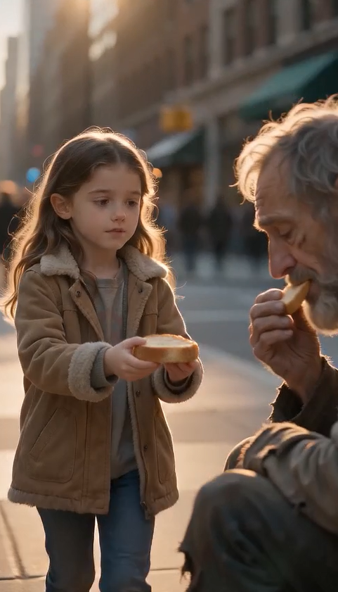 HE WAS DIGGING THROUGH TRASH TO SURVIVE... UNTIL A LITTLE GIRL'S ONE SIMPLE ACT EXPOSED A SECRET THAT SHOOK AN ENTIRE CITY! 😭💔
