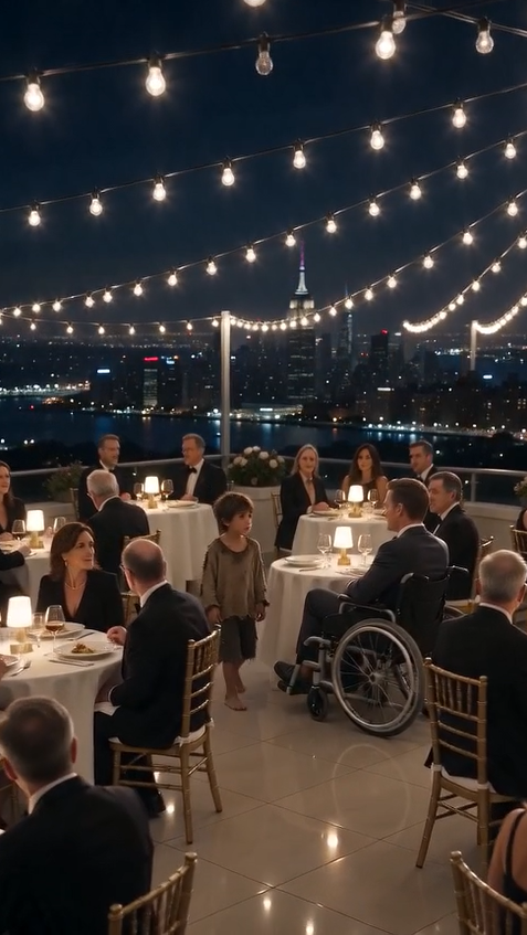 🔥 HE LAUGHED AT THE DIRTY BOY BEGGING BESIDE HIS WHEELCHAEL... UNTIL THE CHILD WHISPERED SIX WORDS THAT STOPPED THE ENTIRE GALA!