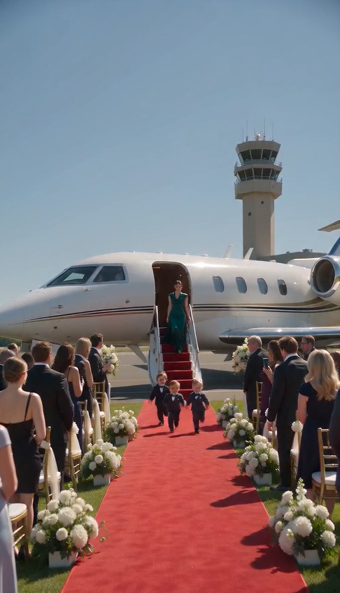 😱 SHE INVITED HIS EX TO THE WEDDING TO HUMILIATE HER... BUT SHE WALKED IN HOLDING THE THREE CHILDREN HE NEVER KNEW WERE HIS — THEN ONE LITTLE GIRL ASKED A QUESTION THAT SHATTERED THE ENTIRE CEREMONY 💔👶👶👶