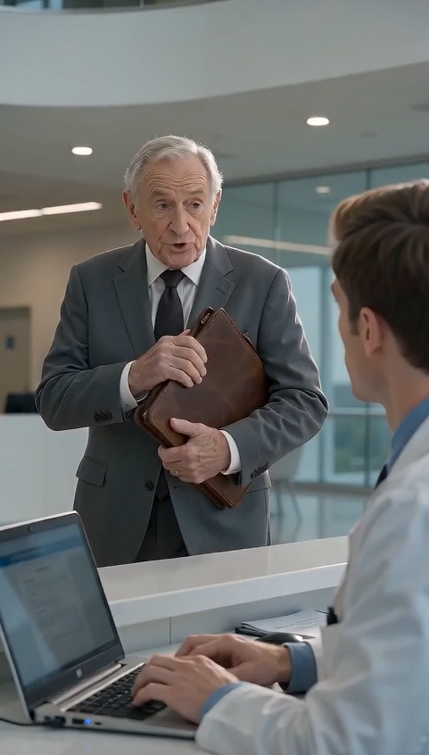 The Billionaire Walked Into the Hospital Holding an Old Briefcase... What the Young Doctor Found Inside Left Everyone Frozen