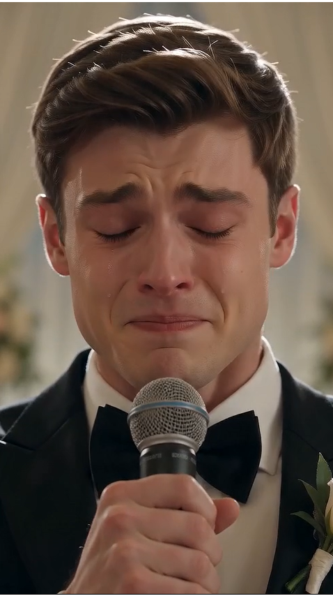 💔 HE BROKE DOWN IN TEARS AT THE ALTAR… THEN A LITTLE BOY SAID SIX WORDS THAT FROZE THE ENTIRE WEDDING
