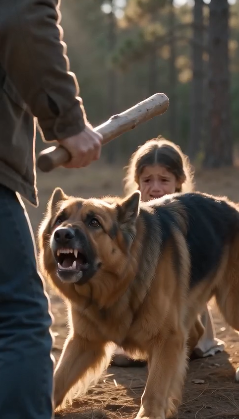 🔥 HE THOUGHT THE GERMAN SHEPHERD WOULD ATTACK THE LITTLE GIRL… BUT ONE SECRET CHANGED EVERYTHING!