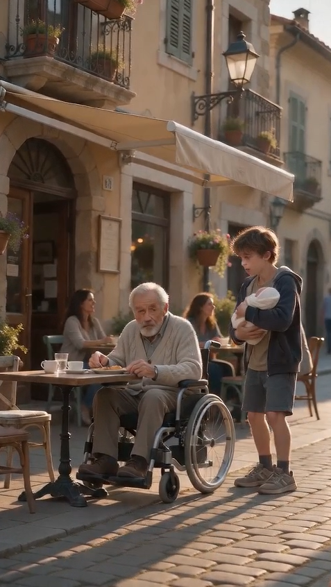 🔥 HE LEFT A NEWBORN BABY WITH A STRANGER... BUT THE OLD MAN'S NEXT WORDS FROZE THE ENTIRE SQUARE