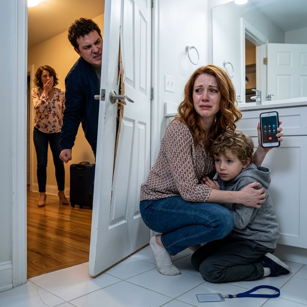 The blue light of the smartwatch screen was the only beacon left in a world that had suddenly turned upside down. Beneath the heavy mahogany grain of the dining table, my fingers trembled against the cold glass of the emergency button. Above me, the air felt thick, heavy with the metallic tang of whatever synthetic paralyzant had just robbed my son of his breath and stolen the strength from my limbs.